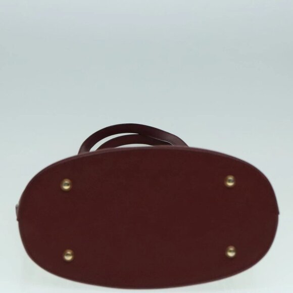 BURBERRY Nova Check Shoulder Bag Canvas Beige Gold Auth 93198 - Picture 6 of 14